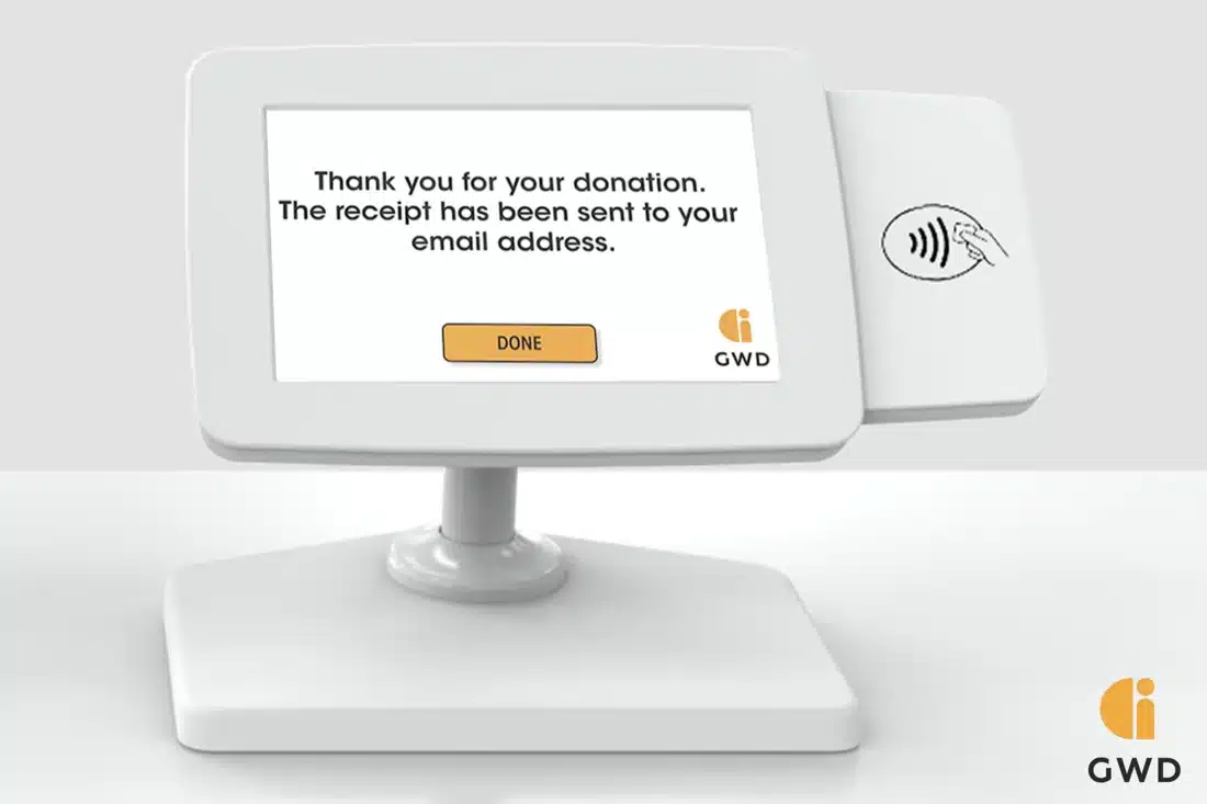 donation station screen