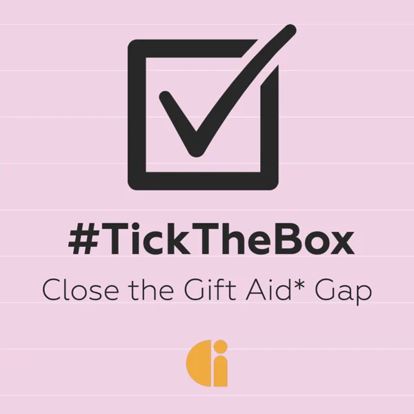 Tick the box advertising banner