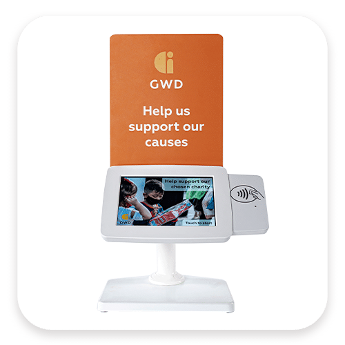 Wall-Mounted Donation Device - Slim Donation Station