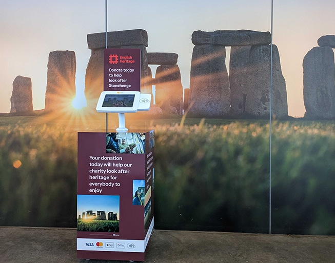 plinth donation station